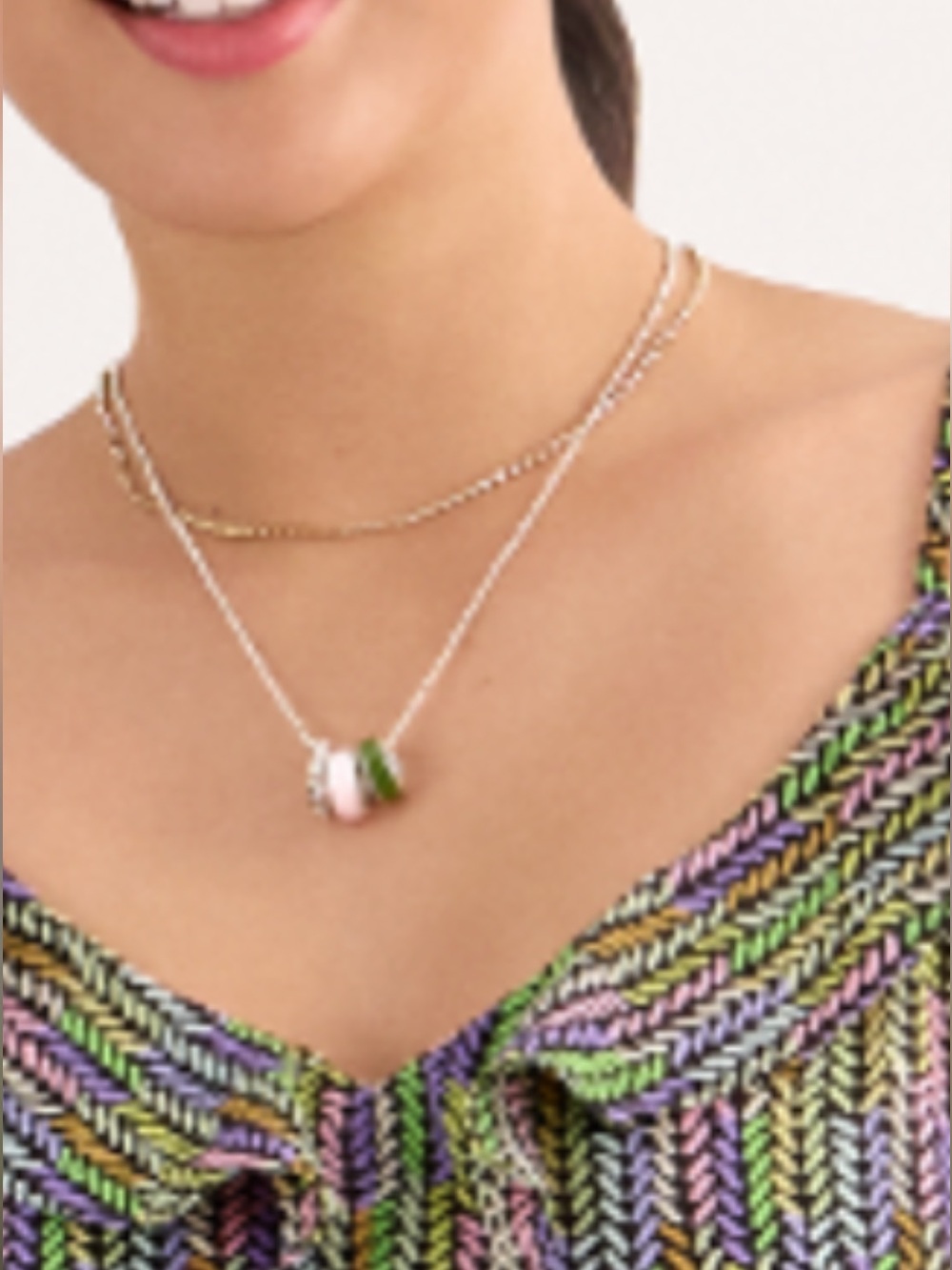 CAbi charm necklace - charm rings are removable. - Picture 3 of 11
